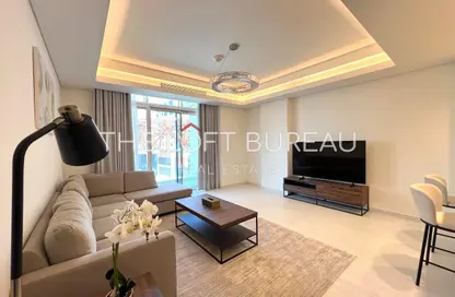 شقة - غرفة نوم - 2 حمامات للايجار في كريستال ريزيدنس - جزيرة جيوان - جزيرة اللؤلؤة - الدوحة