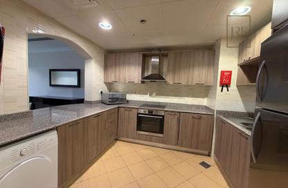 Apartment - 1 Bedroom - 2 Bathrooms for rent in East Porto Drive - Porto Arabia - The Pearl Island - Doha