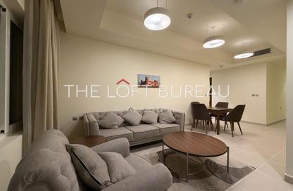 Apartment - 2 - 3 for rent in Lusail Marina Heights - Marina District - Lusail