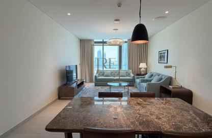 Apartment - 2 Bedrooms - 3 Bathrooms for rent in Lusail Marina Heights - Marina District - Lusail