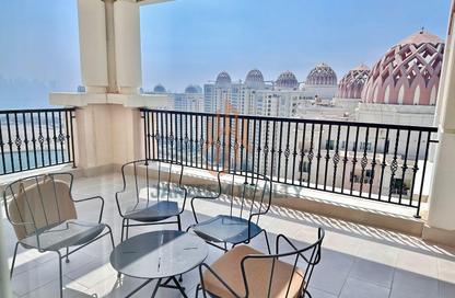 Apartment - 3 - 4 for rent in Viva West - Viva Bahriyah - The Pearl Island - Doha