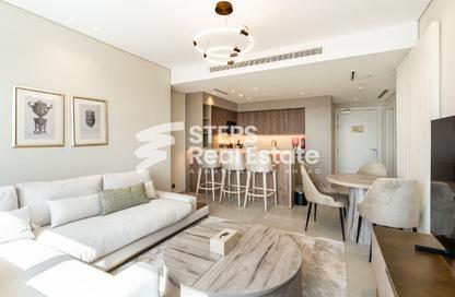 Apartment - 1 Bedroom - 2 Bathrooms for rent in 35 West Bay - West Bay - Doha Apartment - 1 Bedroom - 2 Bathrooms for rent in 35 West Bay - West Bay - Doha