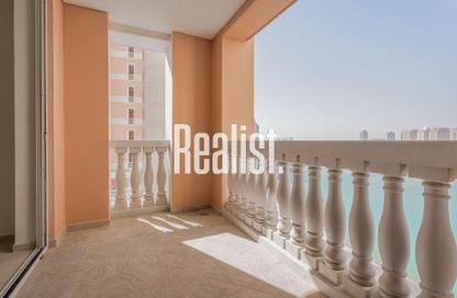 Apartment - 2 Bedrooms - 3 Bathrooms for rent in Viva West - Viva Bahriyah - The Pearl Island - Doha