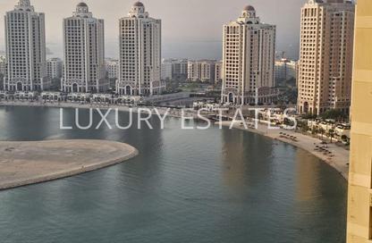 Apartment - Studio - 2 Bathrooms for rent in Al Mutahidah Tower - Viva Bahriyah - The Pearl Island - Doha