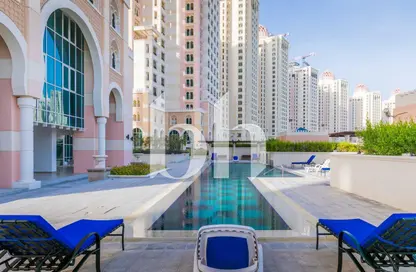 Apartment - 2 Bedrooms - 3 Bathrooms for rent in Viva West - Viva Bahriyah - The Pearl Island - Doha