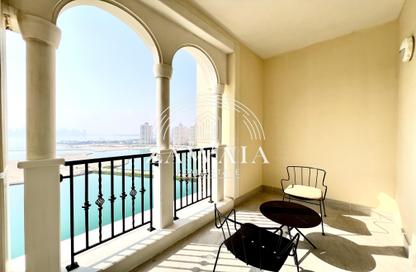 Apartment - 1 Bedroom - 2 Bathrooms for rent in Viva West - Viva Bahriyah - The Pearl Island - Doha
