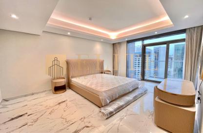 Apartment - 2 Bedrooms - 3 Bathrooms for rent in Lusail Marina Heights - Marina District - Lusail
