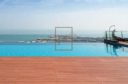 Apartment - 2 - 2 for rent in Lusail Residence - Marina District - Lusail