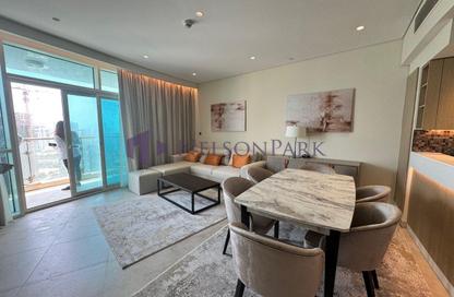 Apartment - 2 - 2 for rent in Lusail Marina Heights - Marina District - Lusail