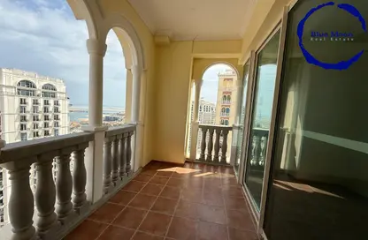 Apartment - 2 Bedrooms - 3 Bathrooms for rent in Viva West - Viva Bahriyah - The Pearl Island - Doha