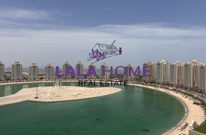Penthouse - 3 Bedrooms - 4 Bathrooms for rent in Viva East - Viva Bahriyah - The Pearl Island - Doha
