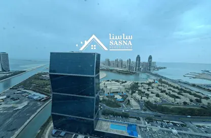 شقة - 2 غرف نوم - 4 حمامات للايجار في برج زجزاج  ب - أبراج زجزاج - الخليج الغربي - الدوحة