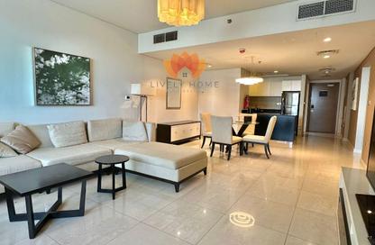 Apartment - 2 Bedrooms - 3 Bathrooms for rent in Lusail Marina Heights - Marina District - Lusail