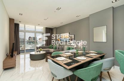 Apartment - 1 Bedroom - 2 Bathrooms for rent in Crescent Building - Yasmeen City - Lusail